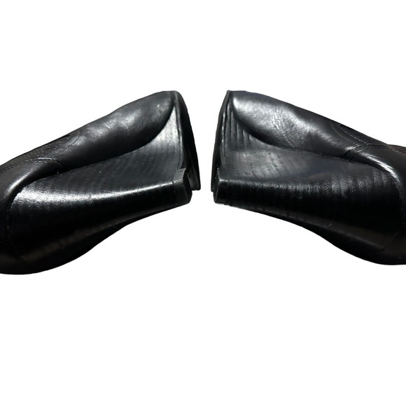 Sam Edelman Women Chelsea Boots Black Leather Pull On Size 7 Medium Wedge Heel - Picture 13 of 16